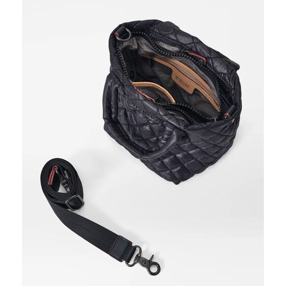 MZ Wallace Black Micro Metro Tote Deluxe - Picture 10 of 11